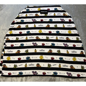 Milk Snob Cover Sesame Street Silly Stripes Carseat/Nursing Cover up